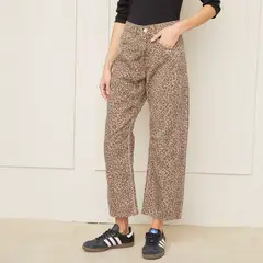 BASEMENT - Jeans Balloon Tiro Medio Mujer