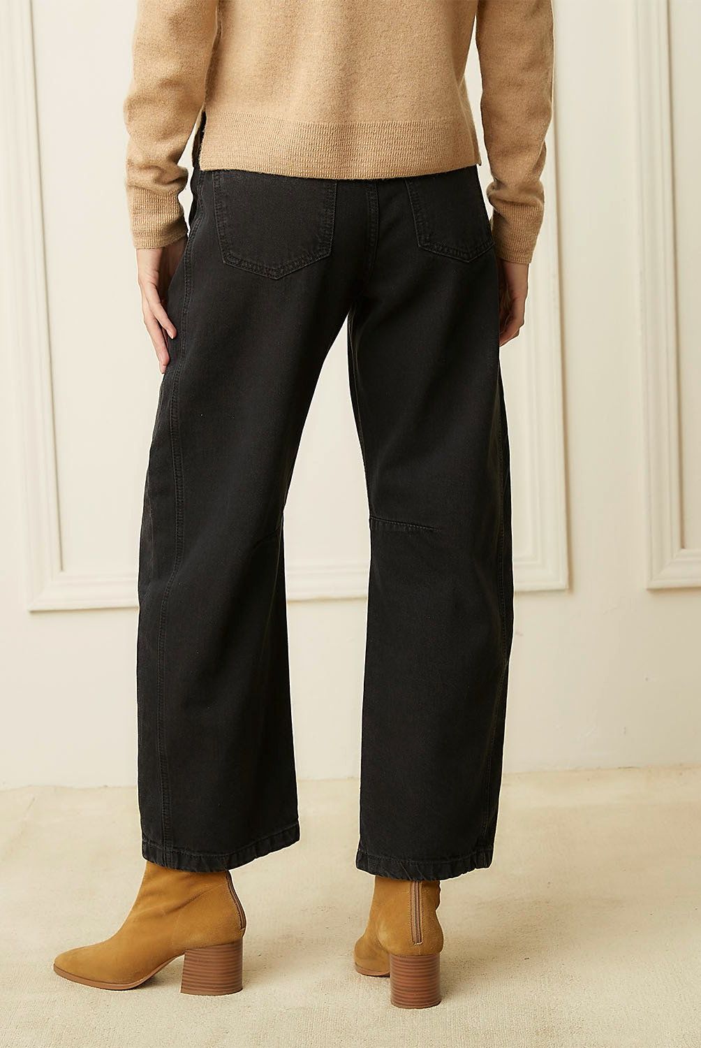 BASEMENT - Jeans Balloon Tiro Medio Mujer Basement