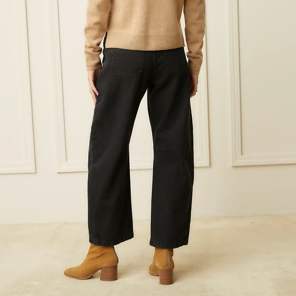 BASEMENT - Jeans Balloon Tiro Medio Mujer Basement