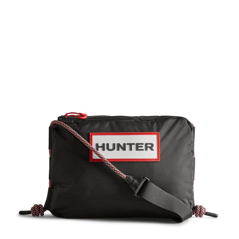 HUNTER - Bolso Travel Ripstop Negro Unisex Hunter