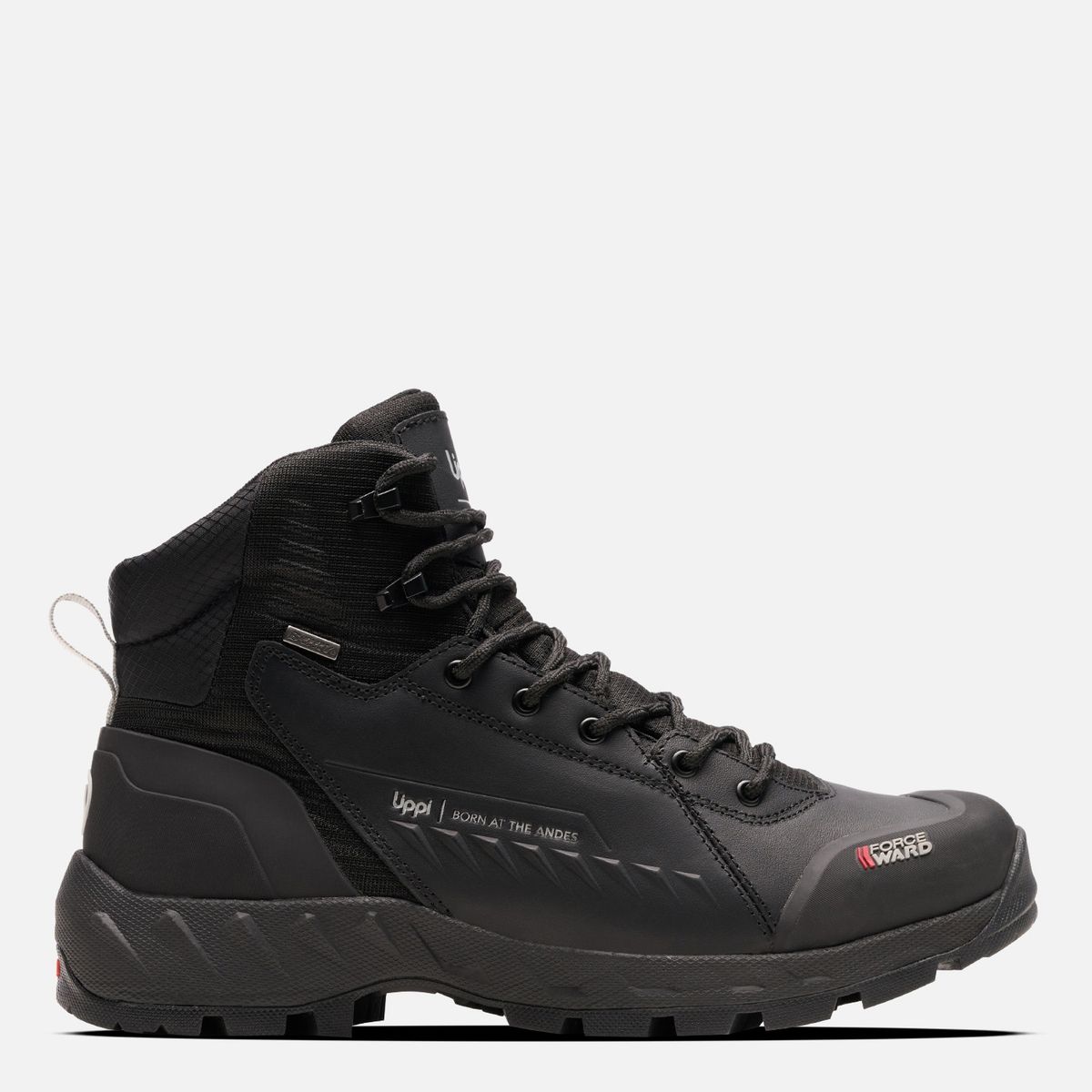 LIPPI - Tronador Zapatilla Outdoor Hombre Impermeable Cuero Negro Lippi