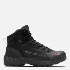LIPPI - Tronador Zapatilla Outdoor Hombre Impermeable Cuero Negro