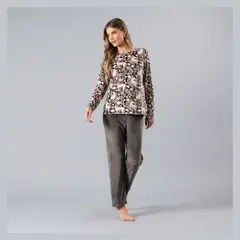 FLORES - Pijama Cuello Haggy Mujer