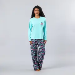 FLORES - Pijama Cuello Redondo Mujer