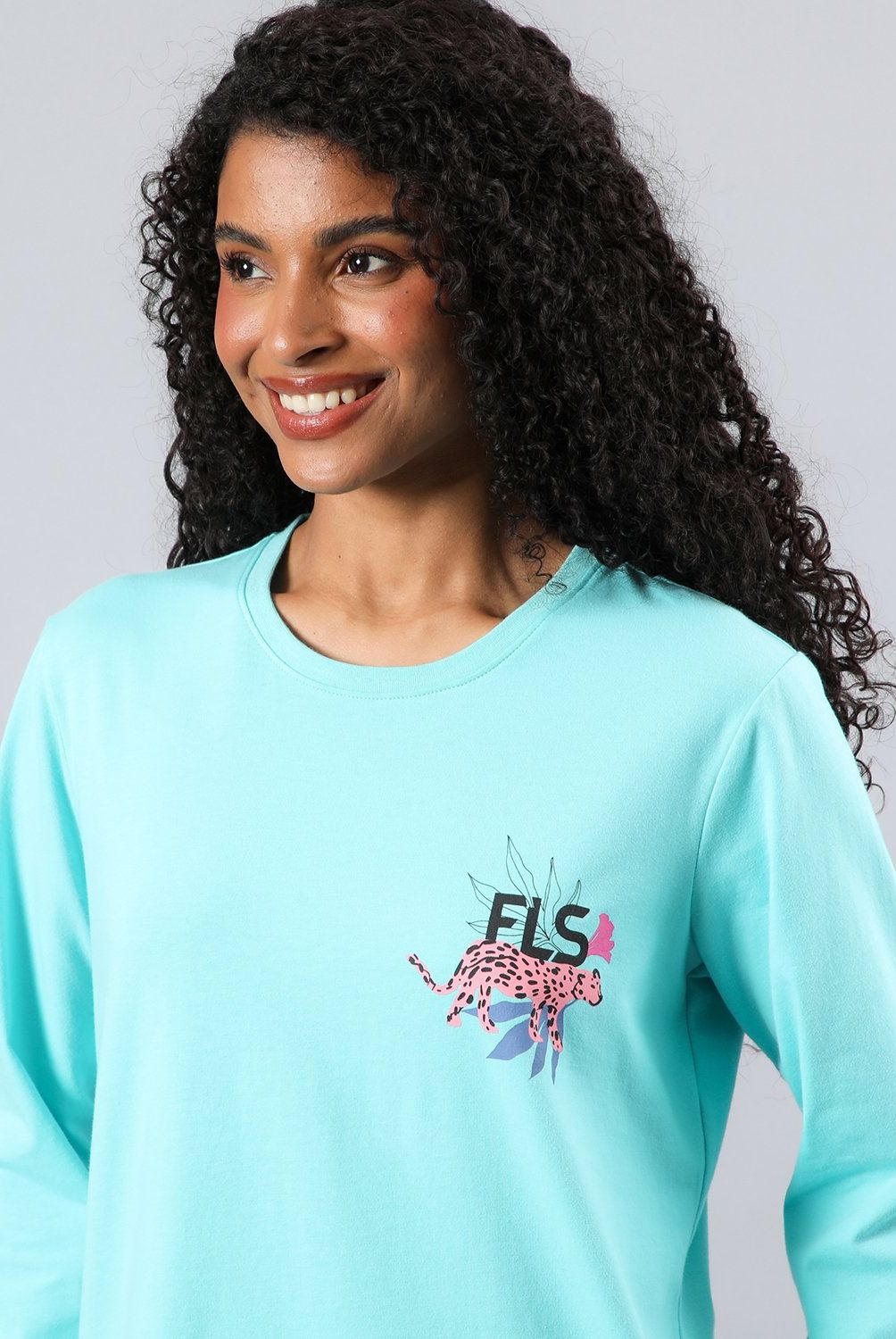 FLORES - Pijama Cuello Redondo Mujer Flores