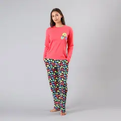 FLORES - Pijama Cuello Redondo Mujer