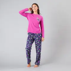FLORES - Pijama Cuello Redondo Mujer