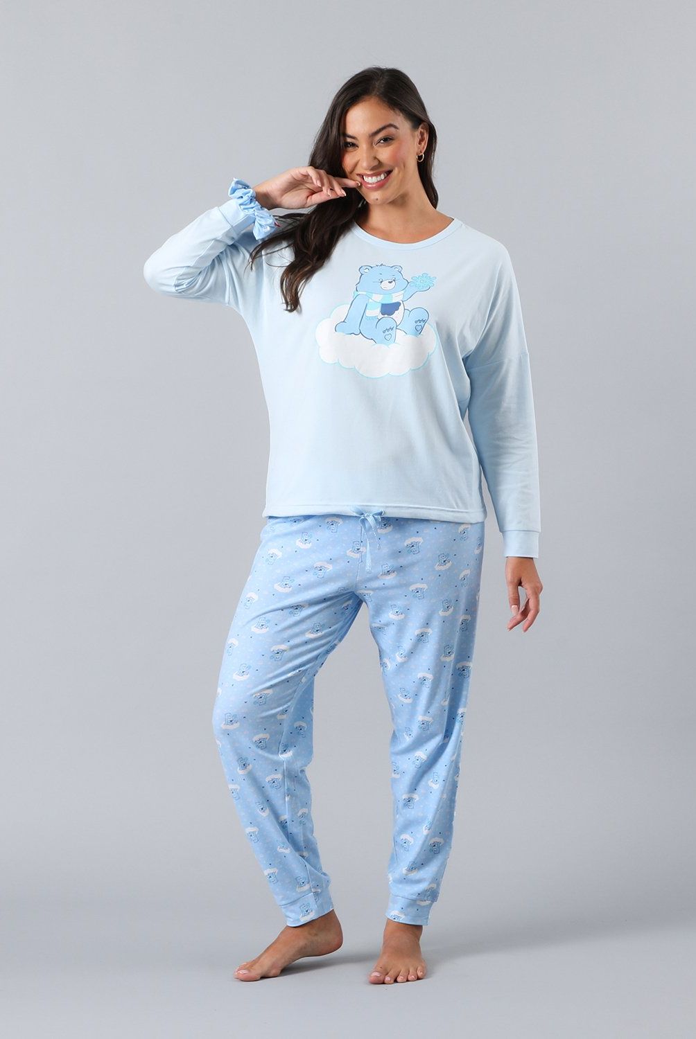 FLORES - Pijama Polera Ajustable En Pretina Mujer Flores