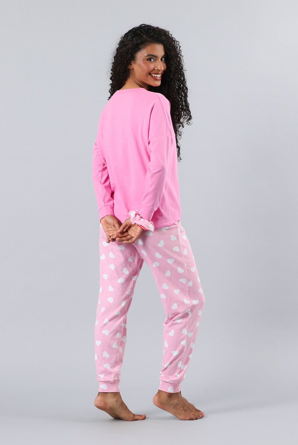 FLORES - Pijama Polera Ajustable En Pretina Mujer Flores