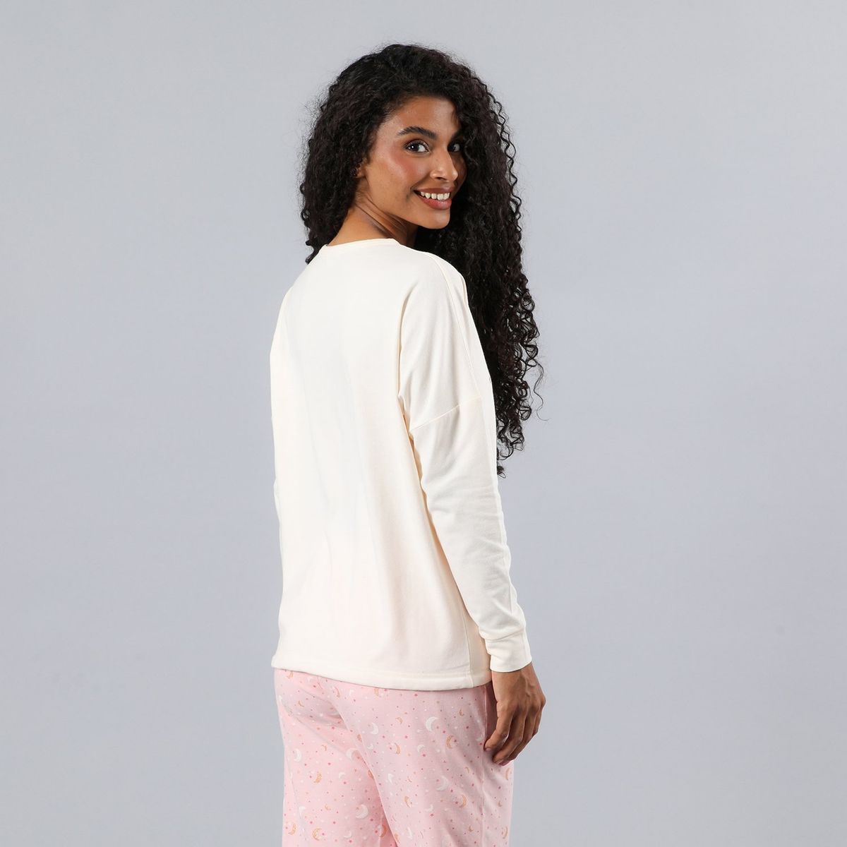 FLORES - Pijama Polera Ajustable En Pretina Mujer Flores
