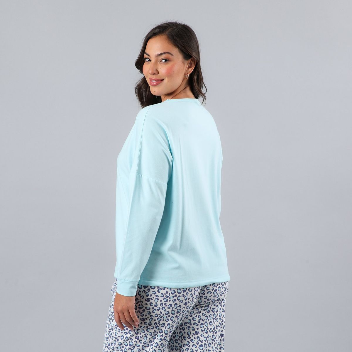 FLORES - Pijama Polera Ajustable En Pretina Mujer Flores