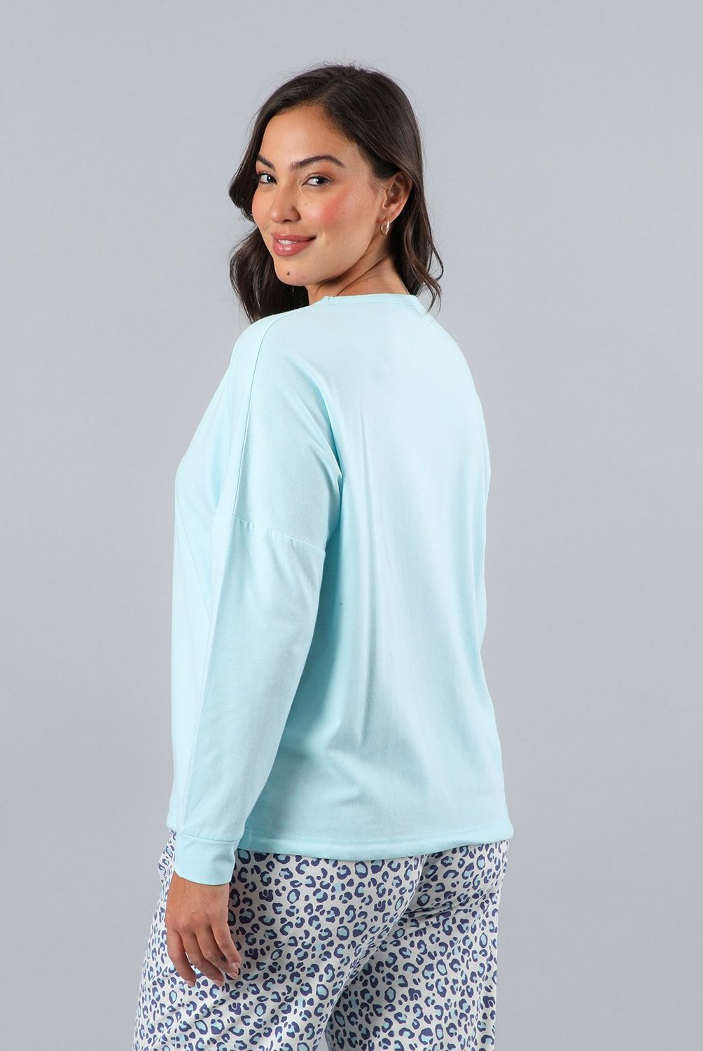 FLORES - Pijama Polera Ajustable En Pretina Mujer Flores