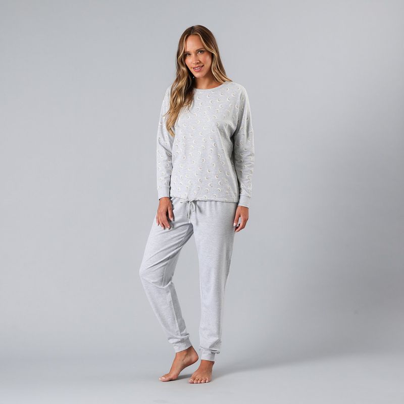 FLORES - Pijama Polera Ajustable En Pretina Mujer Flores