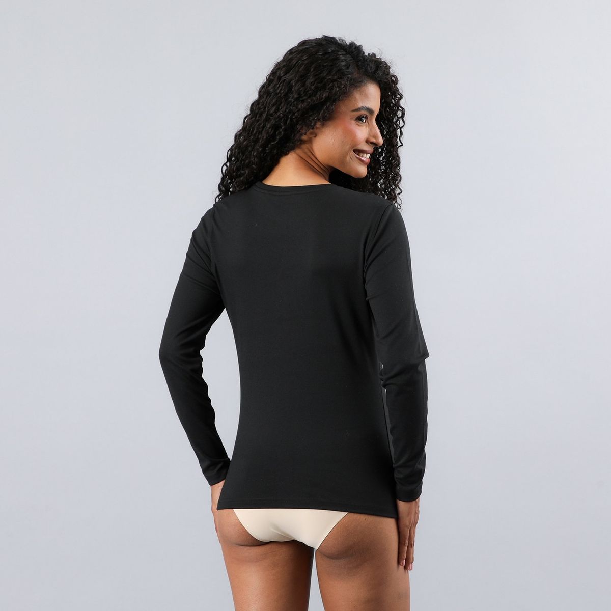 FLORES - Camiseta Termica Mujer Flores