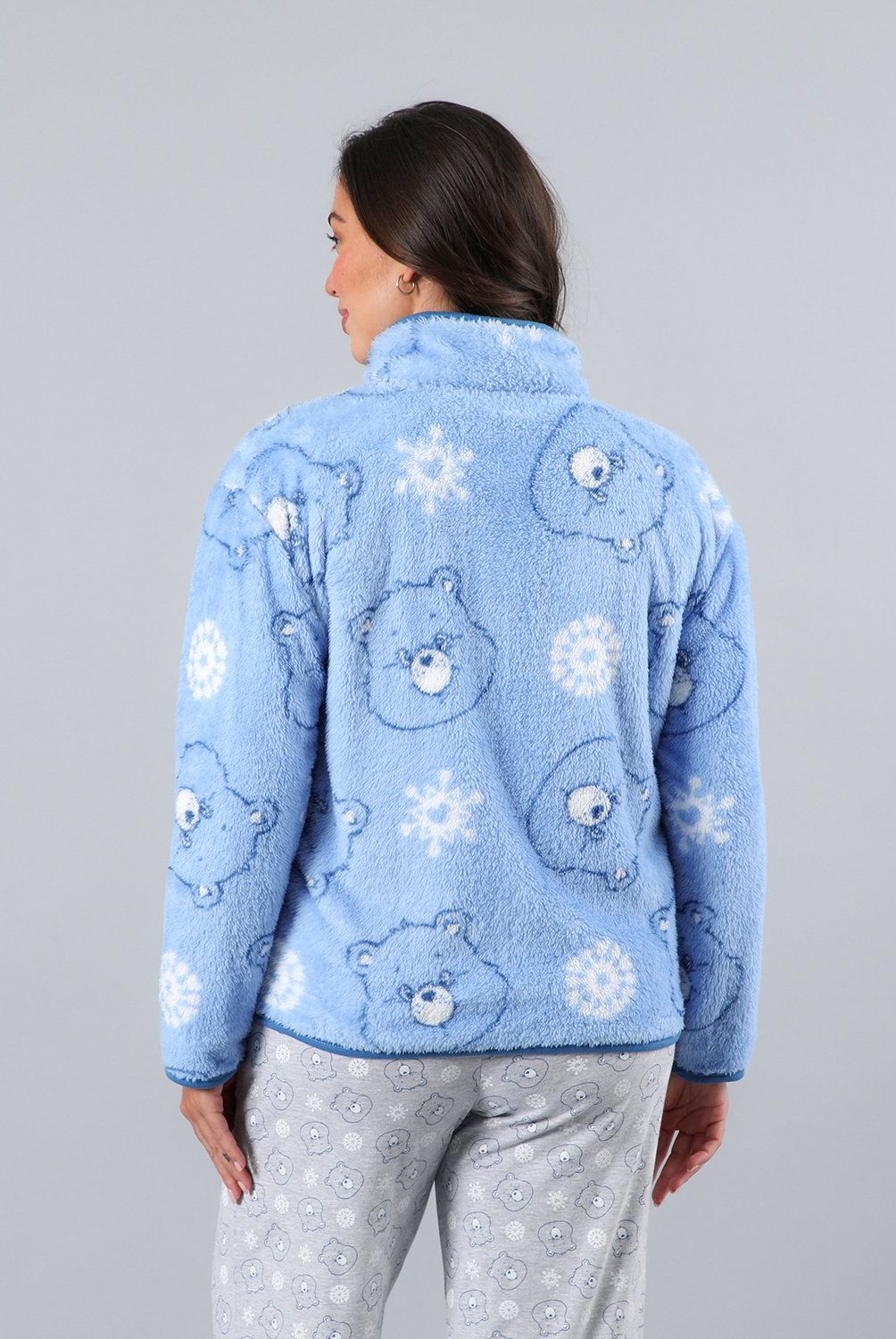 FLORES - Polerón Coralfleece Con Cuello Alto Mujer Flores