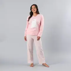 FLORES - Pijama Cuello Redondo Mujer