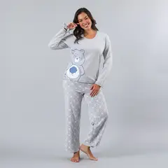 FLORES - Pijama Cuello Redondo Mujer