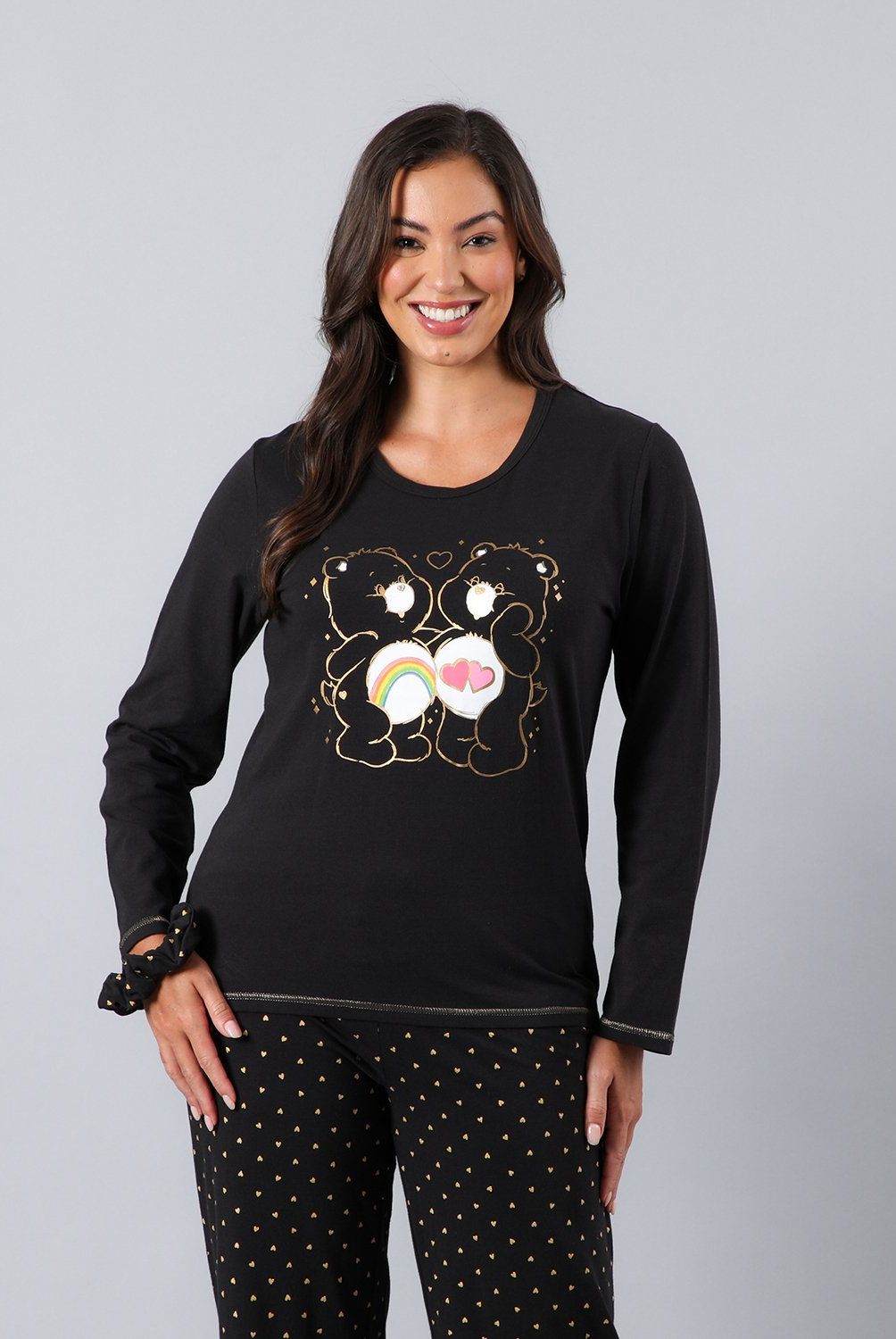 FLORES - Pijama Cuello Redondo Mujer Flores