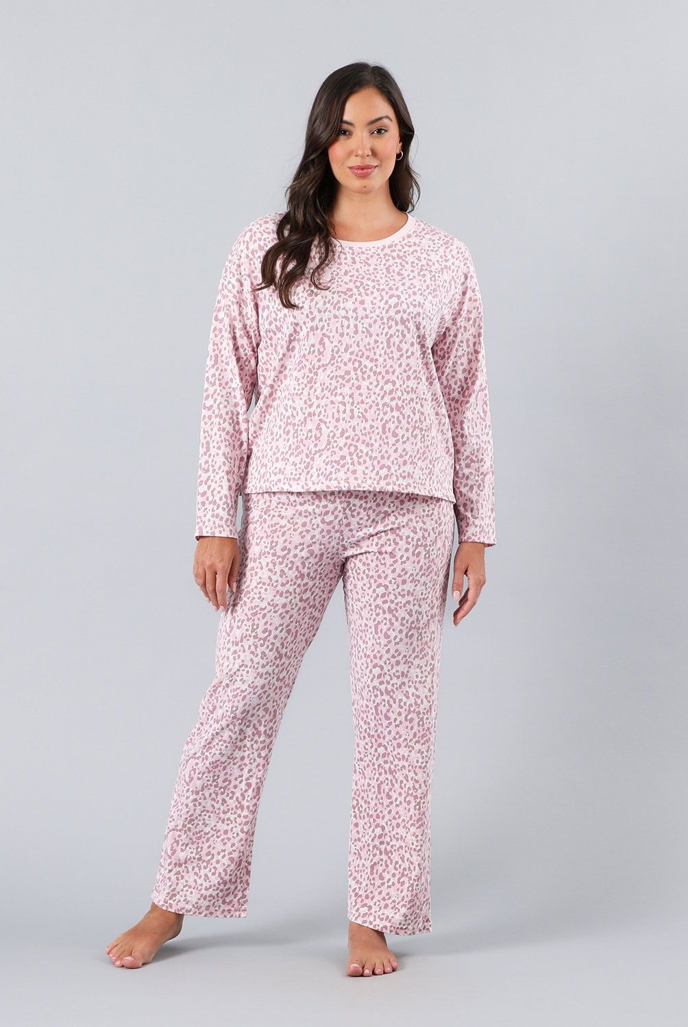 FLORES - Pijamas Top + Pantalon En Caja Mujer Flores