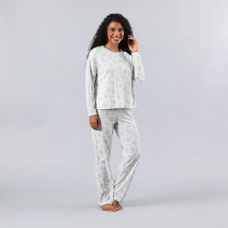 FLORES - Pijamas Top + Pantalon En Caja Mujer Flores
