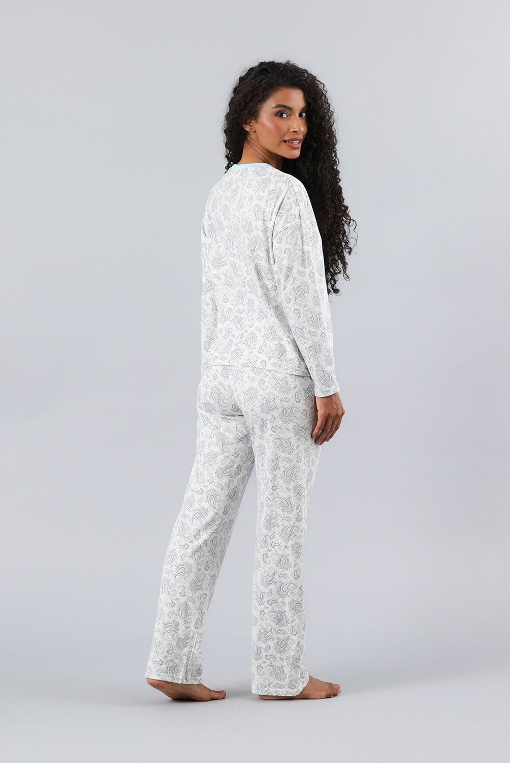 FLORES - Pijamas Top + Pantalon En Caja Mujer Flores