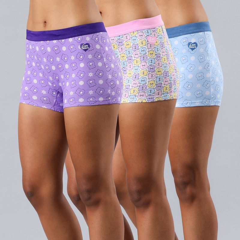 FLORES - Pack de 3 Boxer Short Algodón Mujer Flores