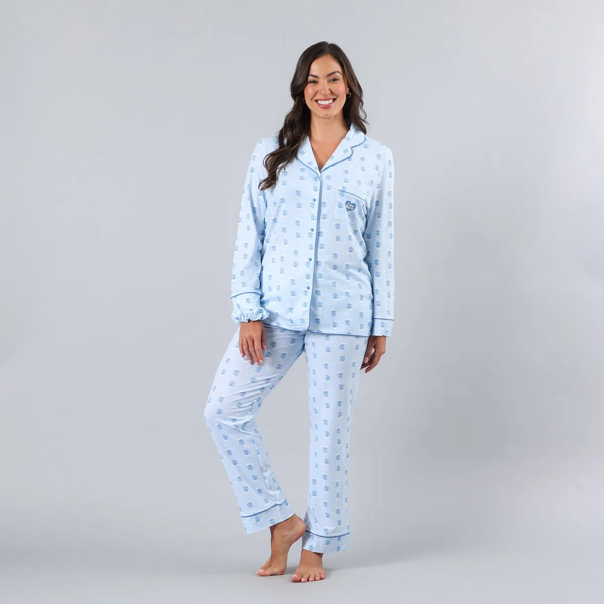 FLORES - Set Camisero + Pantalon Mujer Flores
