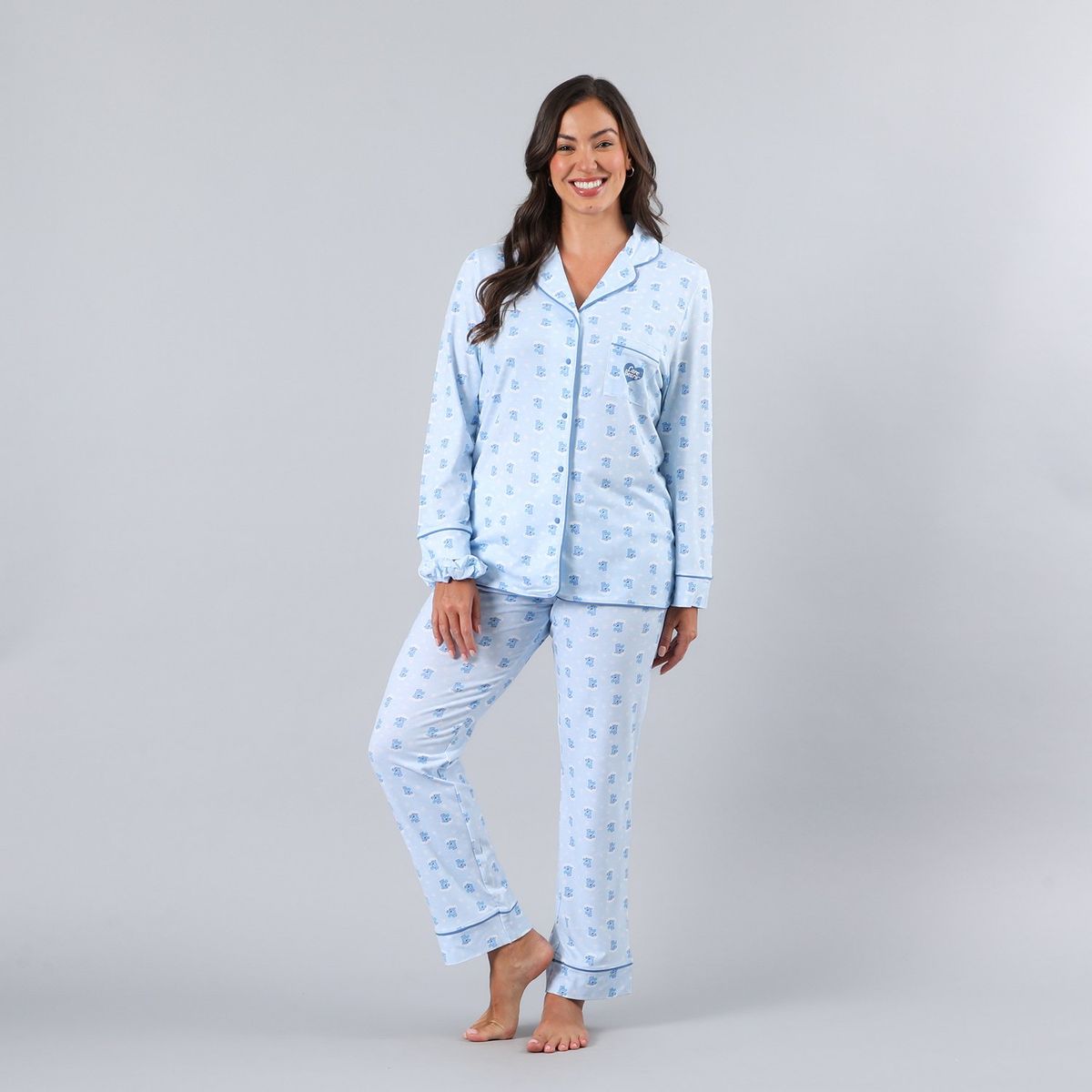 FLORES - Set Camisero + Pantalon Mujer Flores