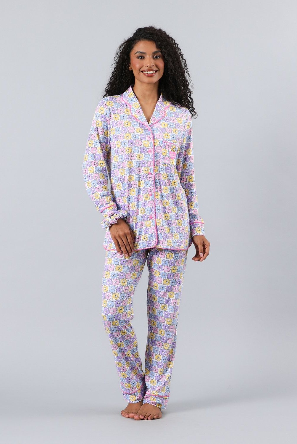 FLORES - Set Camisero + Pantalon Mujer Flores
