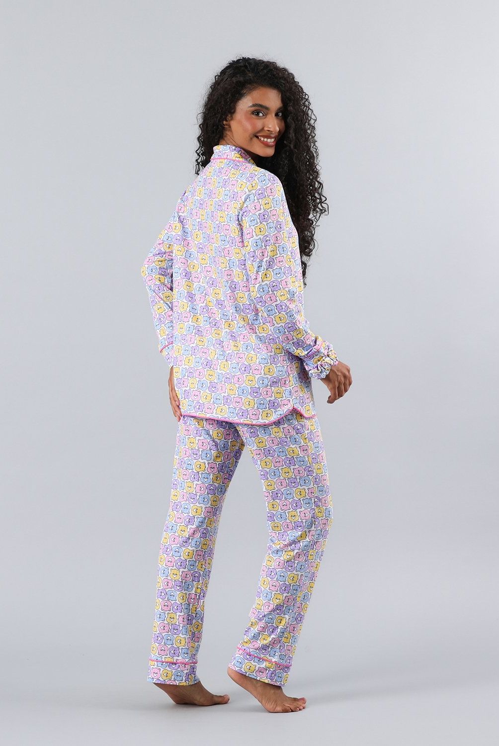 FLORES - Set Camisero + Pantalon Mujer Flores