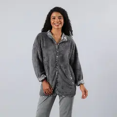 FLORES - Polerón Coralfleece Con Cuello Alto Mujer