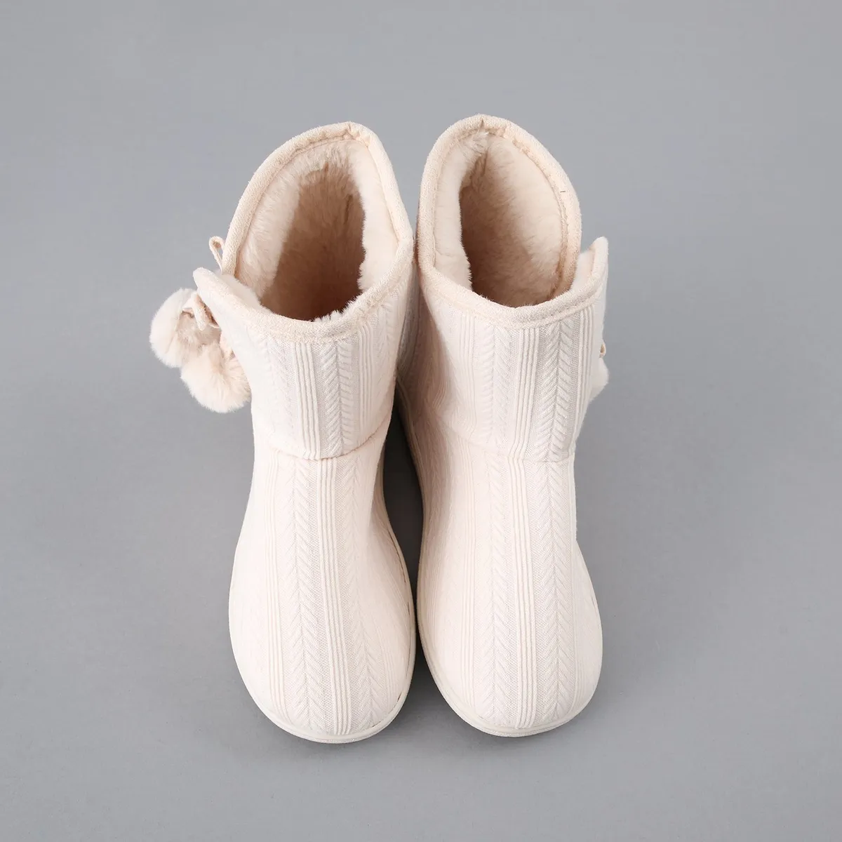 FLORES - Bota Tejida Mujer Flores