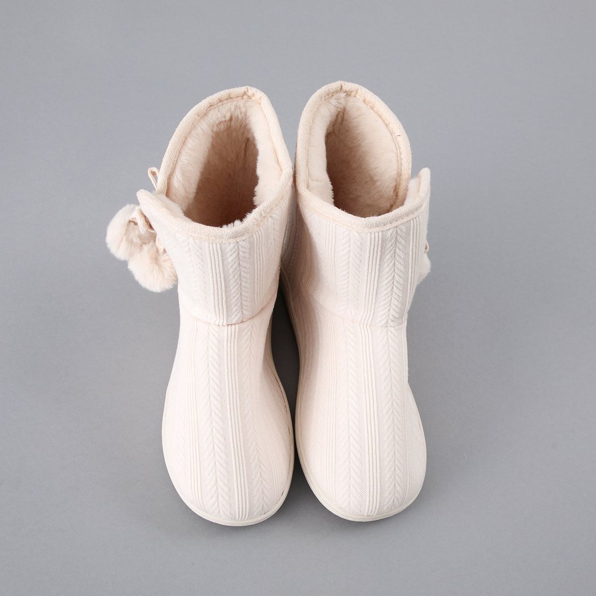 FLORES - Bota Tejida Mujer Flores