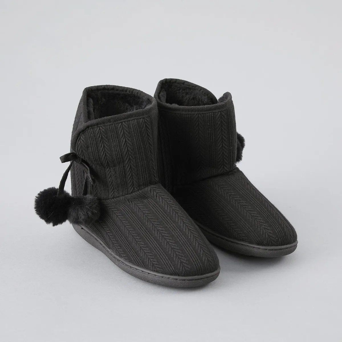 FLORES - Bota Tejida Mujer Flores