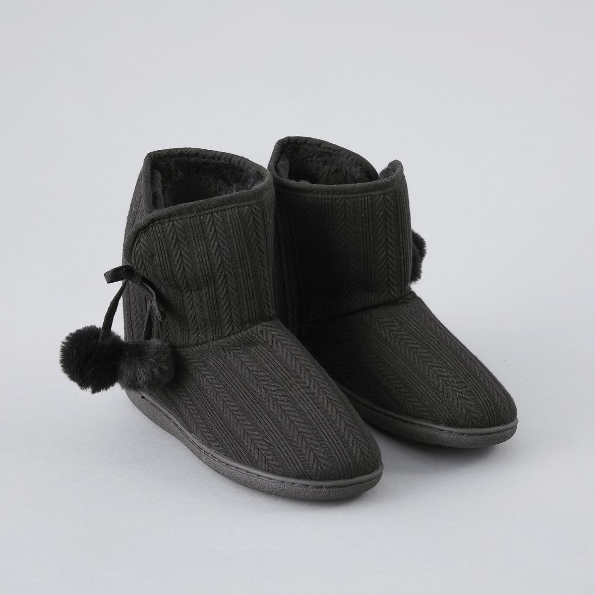 FLORES - Bota Tejida Mujer Flores