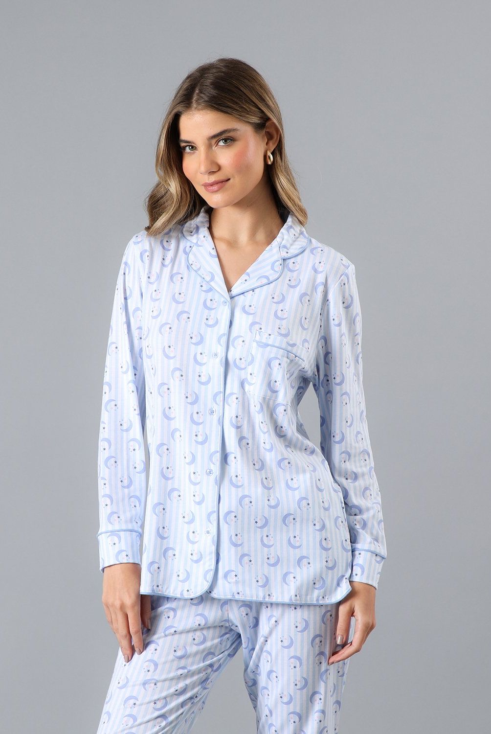 FLORES - Set Camisero + Pantalon Mujer Flores