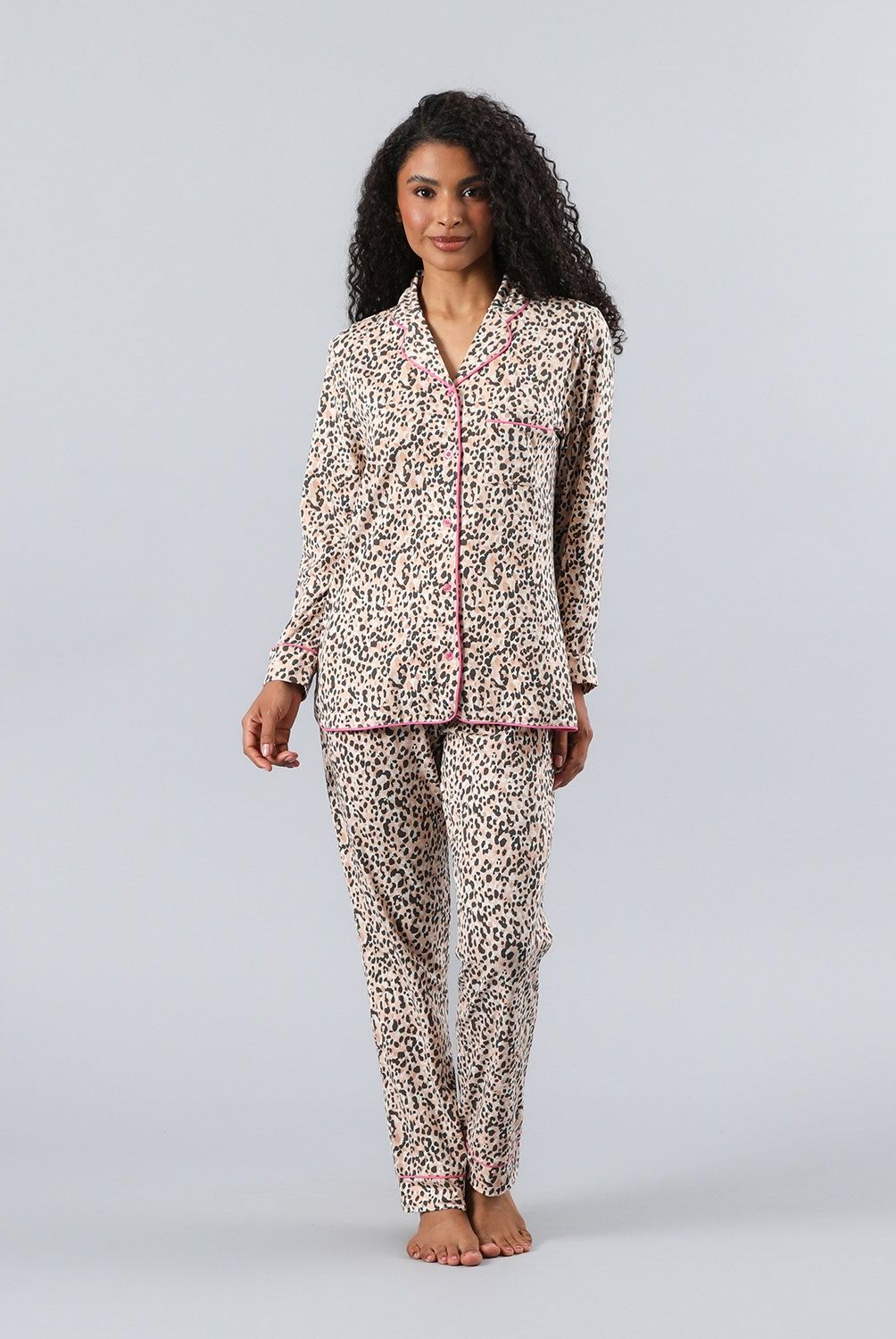 FLORES - Set Camisero + Pantalon Mujer Flores