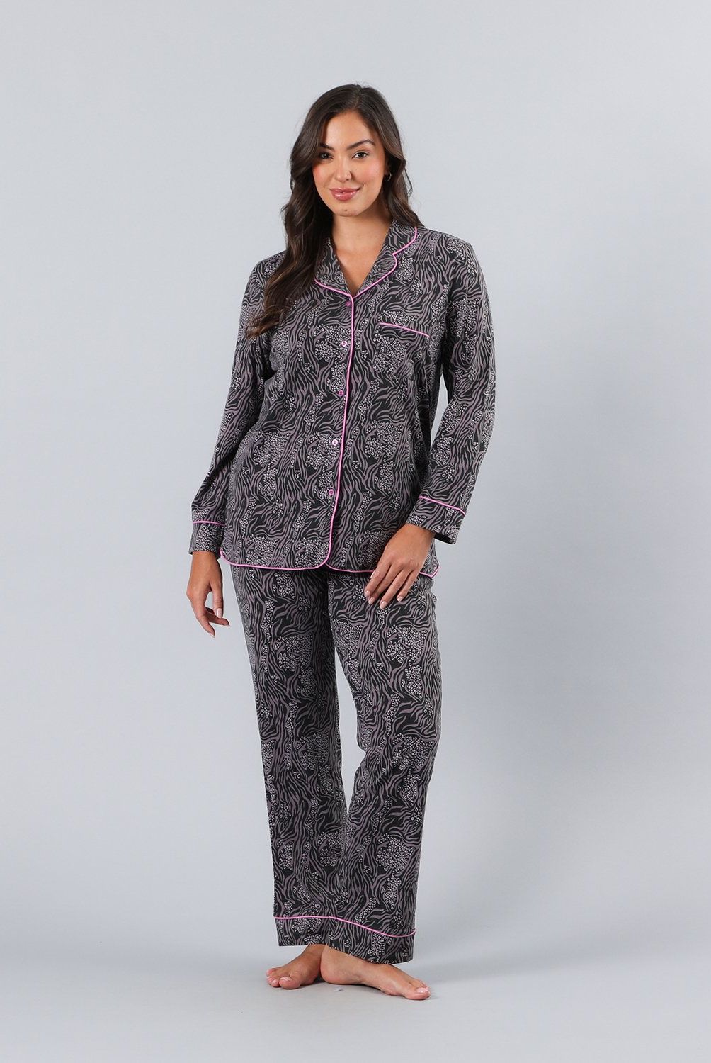 FLORES - Set Camisero + Pantalon Mujer Flores