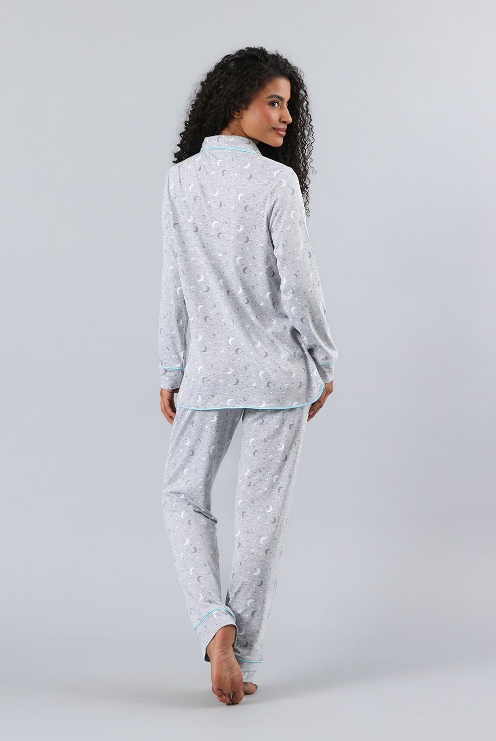 FLORES - Set Camisero + Pantalon Mujer Flores