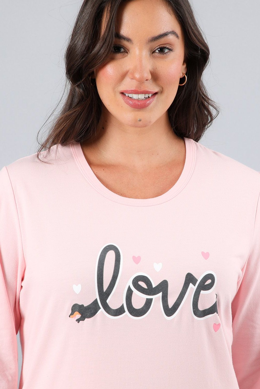 FLORES - Pijama Cuello Redondo Mujer Flores