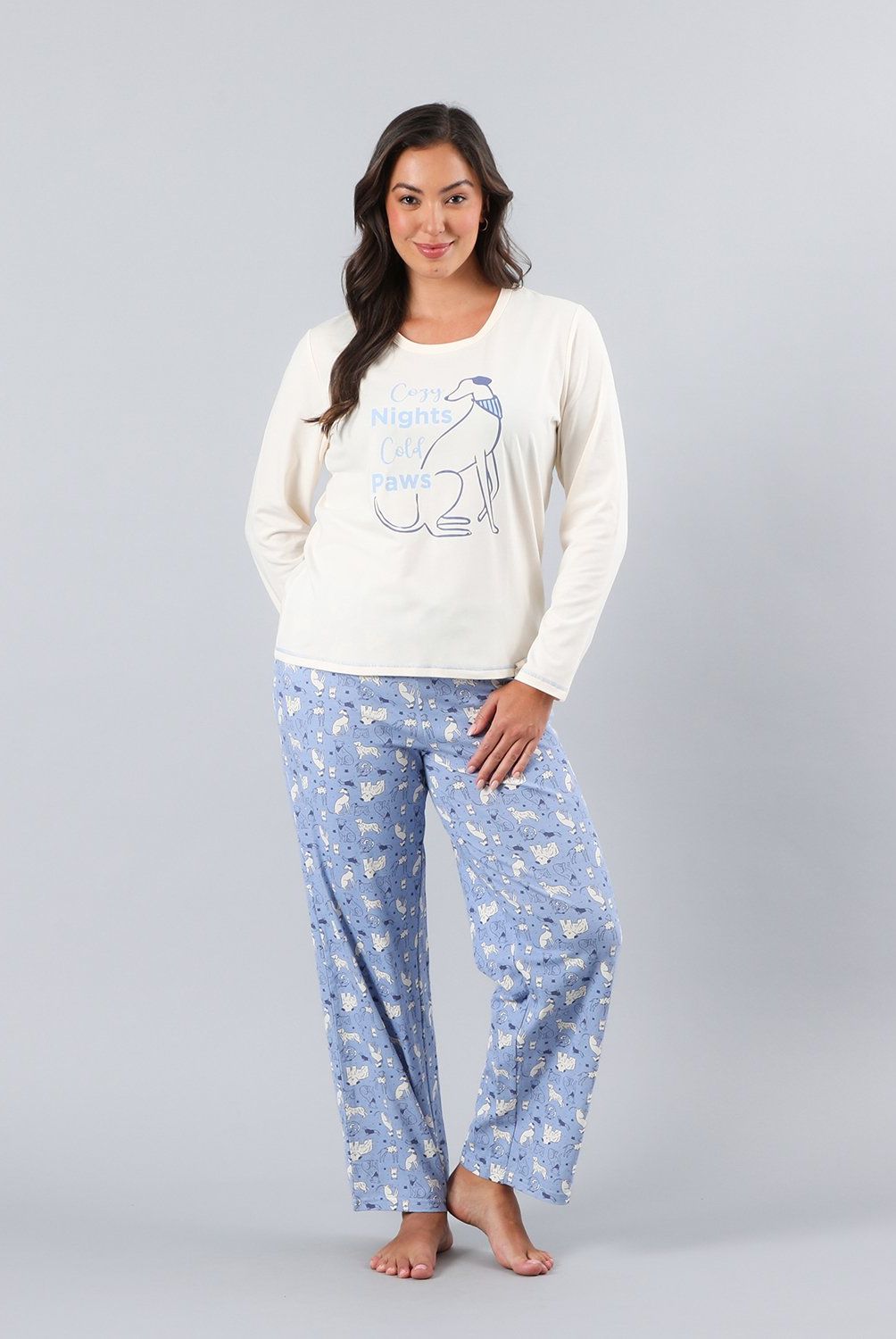 FLORES - Pijama Cuello Redondo Mujer Flores