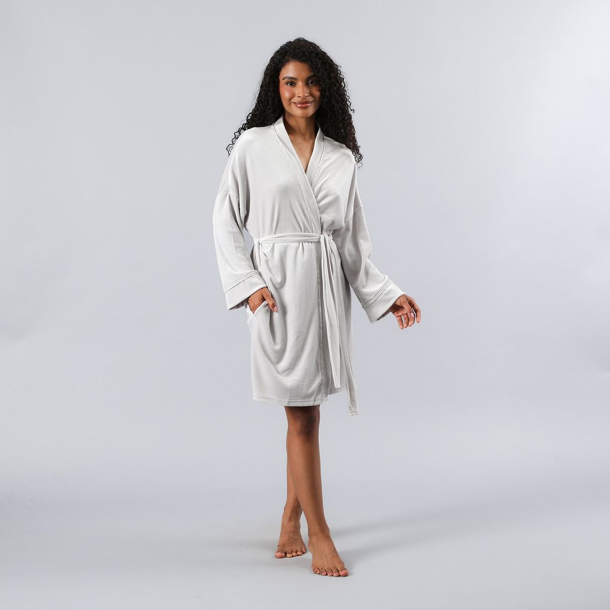 FLORES - Bata Haggy Midi Mujer Flores