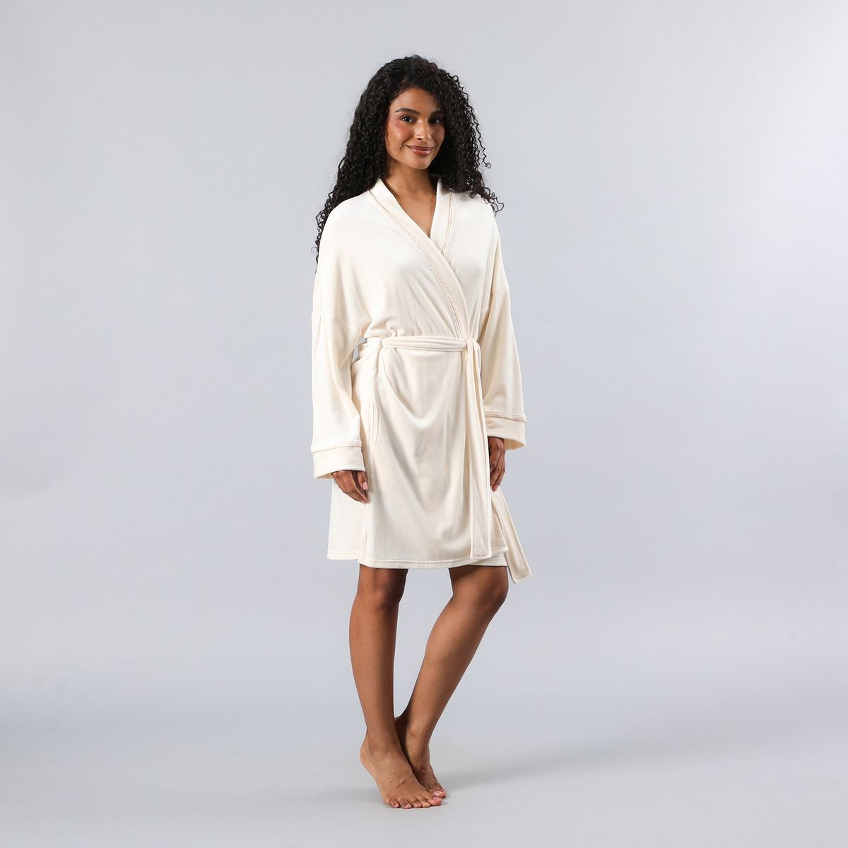 FLORES - Bata Haggy Midi Mujer Flores