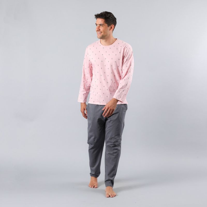 FLORES - Pijama Fls Escote V Mujer Flores