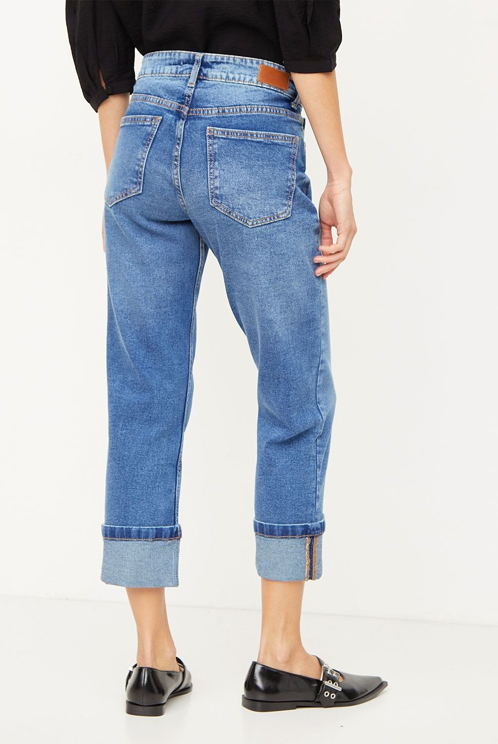 BASEMENT - Jeans Slim Tiro Medio Mujer Basement