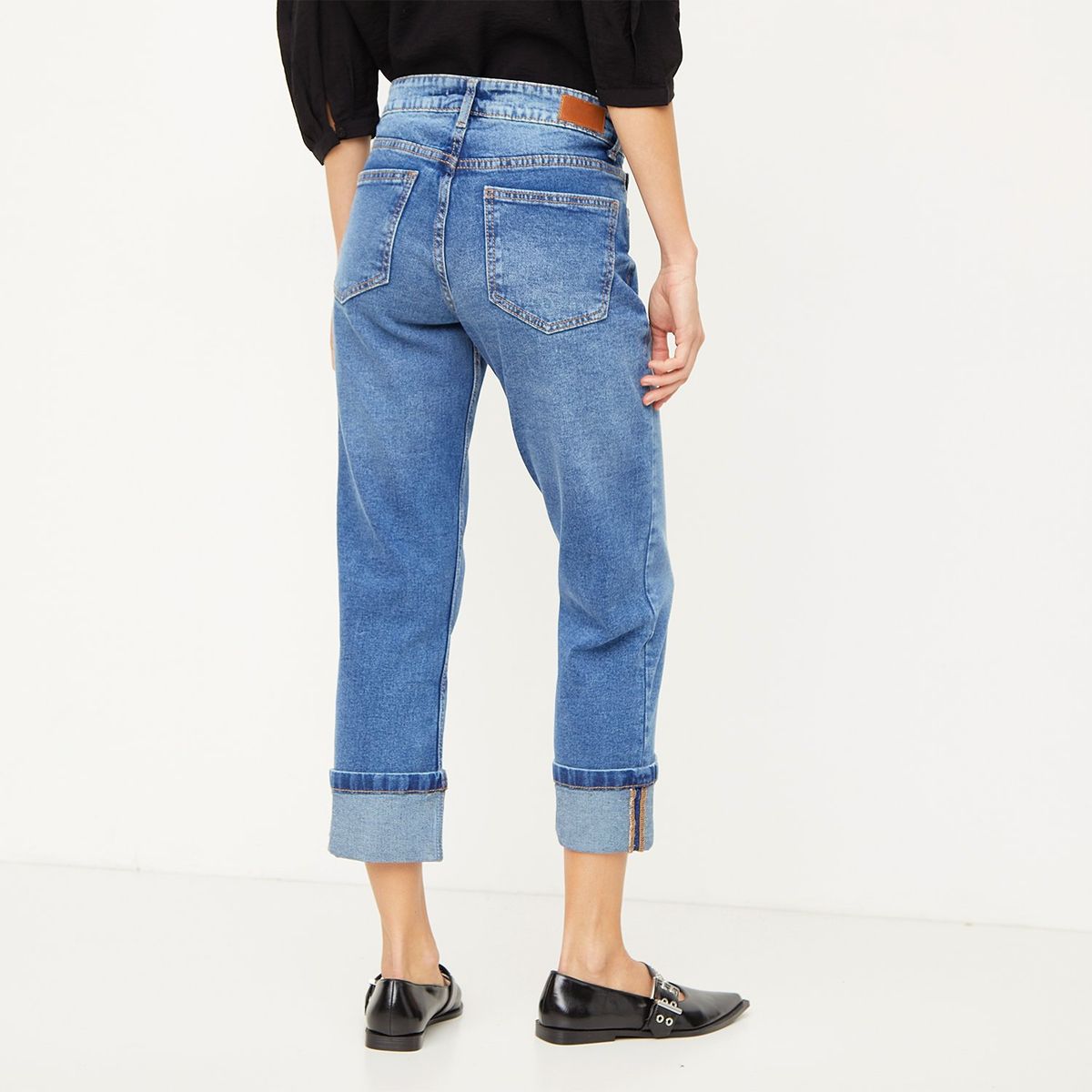 BASEMENT - Jeans Slim Tiro Medio Mujer Basement