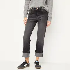 BASEMENT - Jeans Slim Tiro Medio Mujer