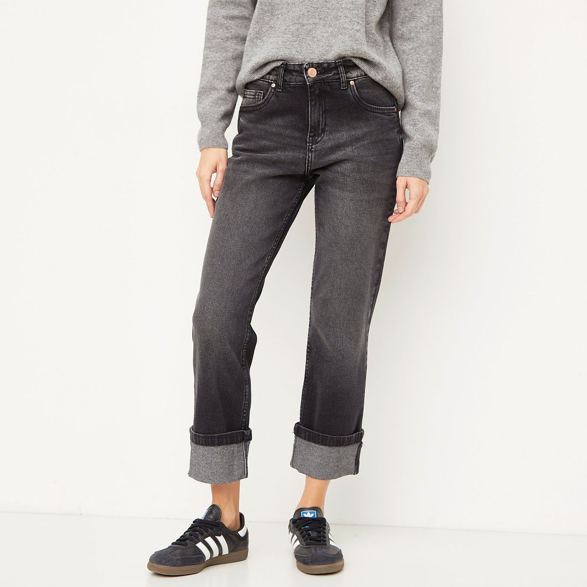 BASEMENT - Jeans Slim Tiro Medio Mujer Basement