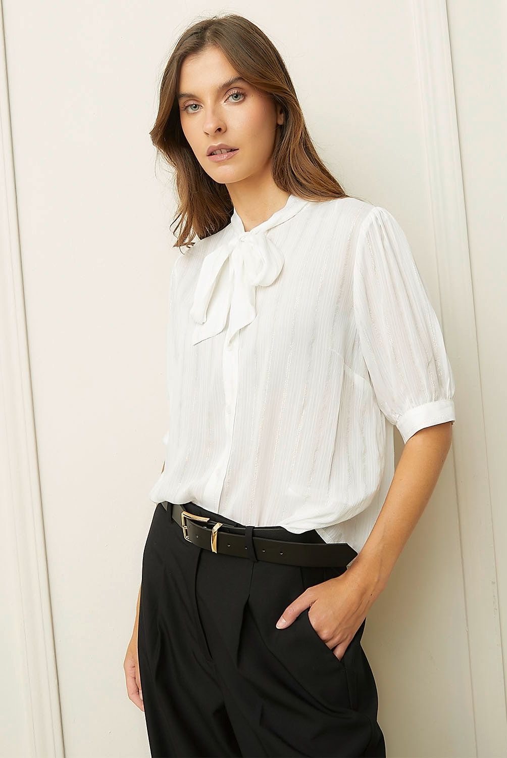 BASEMENT - Blusa Manga Corta Mujer Basement