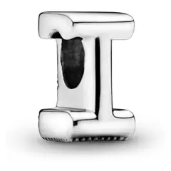 PANDORA - Charm Letra I De Plata Mujer